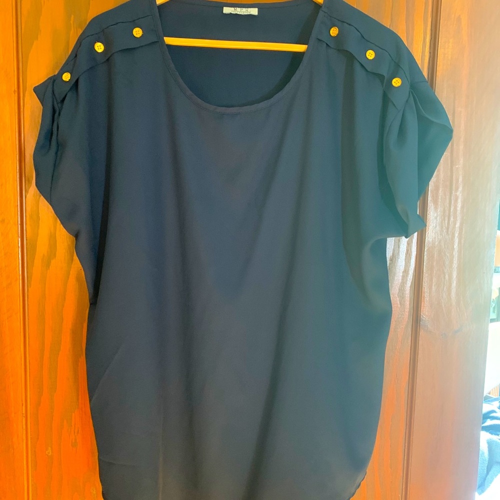 Navy Blue Top